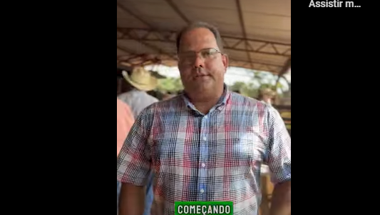 Arthur Mader, médico veterinário, participante da 4ª Prova de Ganho de Peso