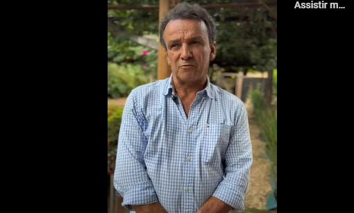Zacarias Azevedo da Fazenda Modelo e ex-presidente da ACNT, visitante da 4ª Prova de Ganho de Peso